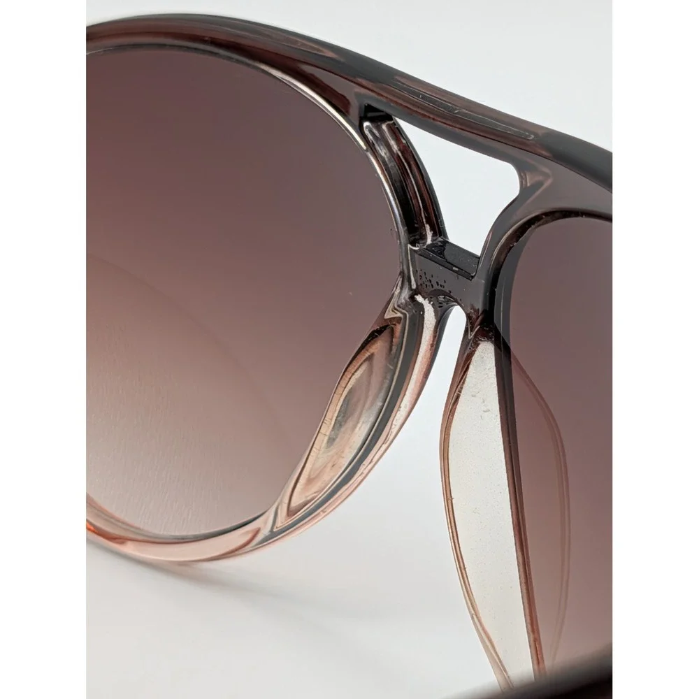 Rampage RS 1011 Womens Aviator Sunglasses Brown Gradient Lens Plastic Frame